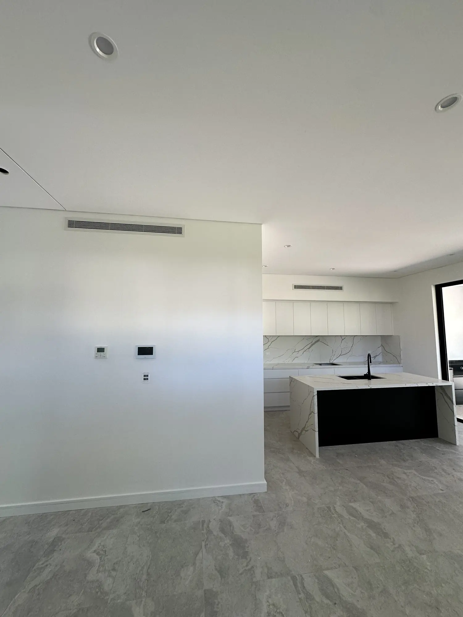 Modern split-system air conditioner installed in a Sydney home